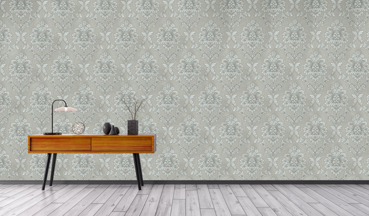 King Alfred B Platinum Motif Wallpaper Sk9468-09