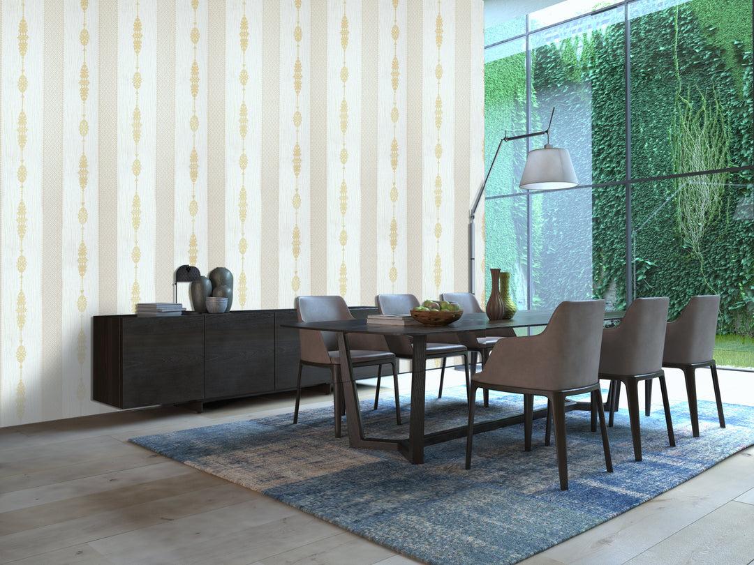 King Alfred B Cloud Stripe Wallpaper Sk9983-08