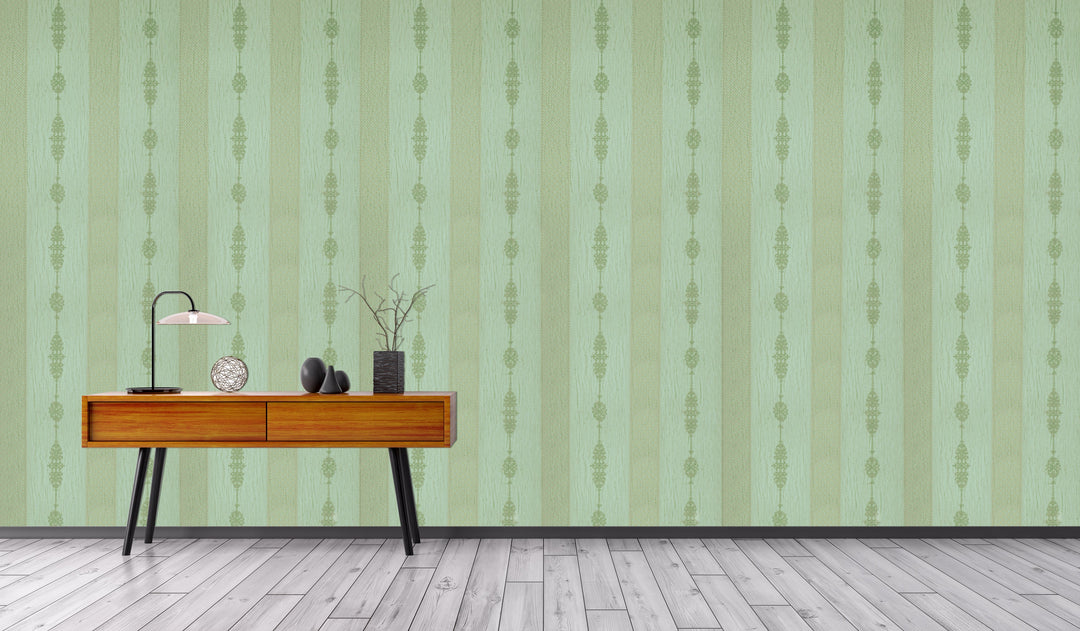 King Alfred B Fern Stripe Wallpaper Sk9983-12
