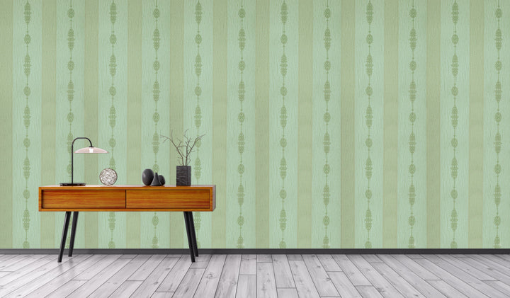 King Alfred B Fern Stripe Wallpaper Sk9983-12