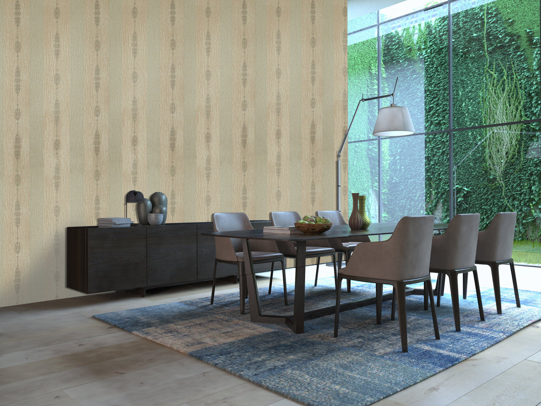 King Alfred B Rosewood Stripe Wallpaper Sk9983-14