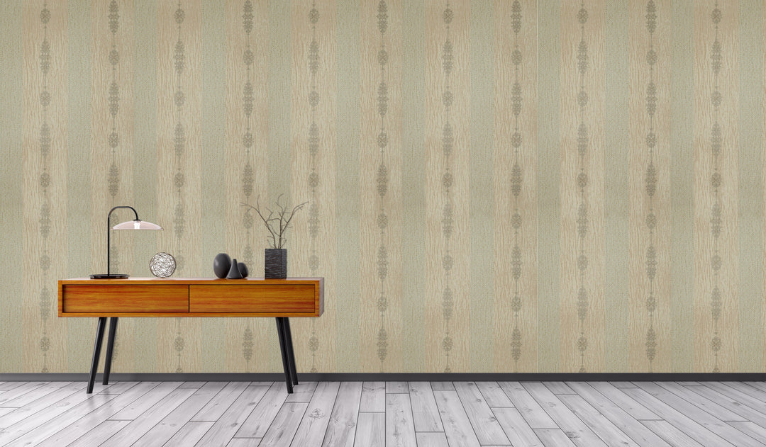 King Alfred B Rosewood Stripe Wallpaper Sk9983-14