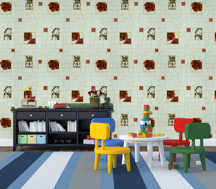 Knightsbridge Cozy Blocks Wallpaper 2425-36