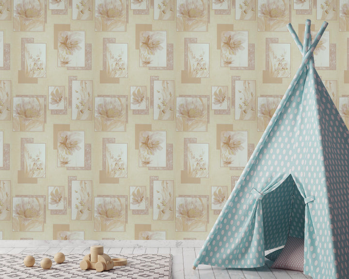 Knightsbridge Sepia Collage Wallpaper 2462-33