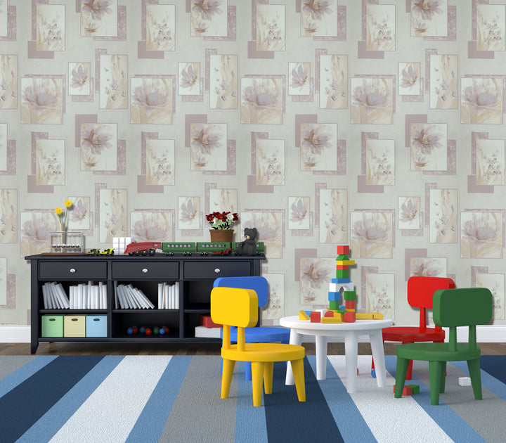 Knightsbridge Rose Collage Wallpaper 2462-35