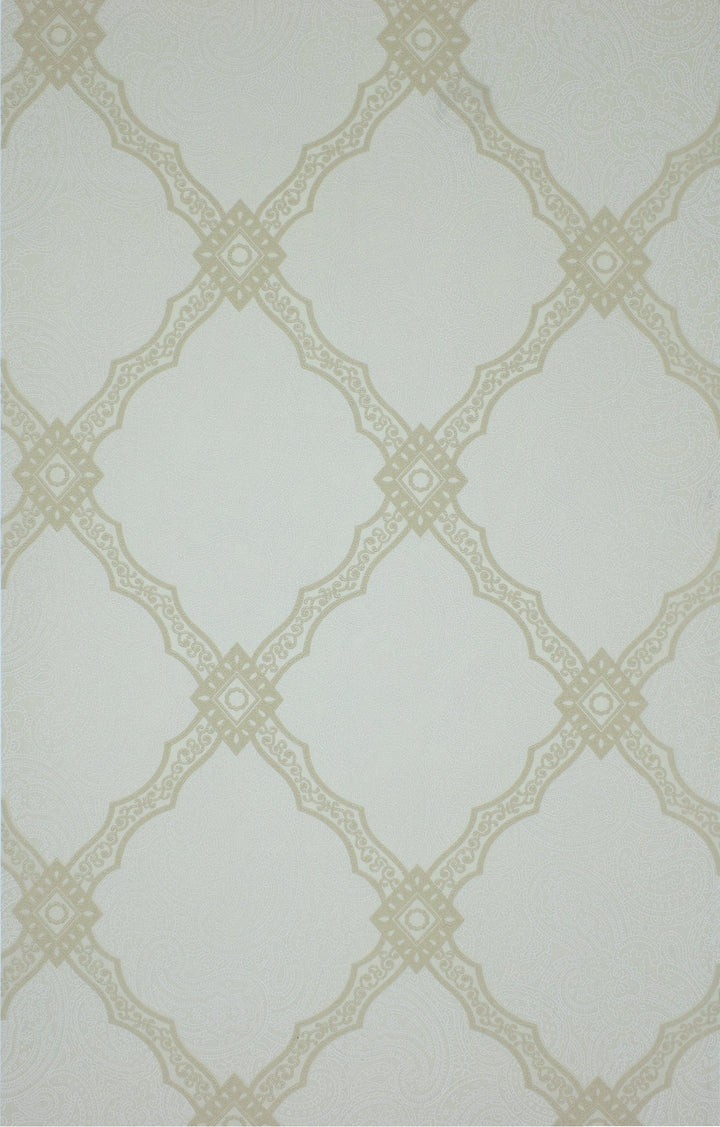 Holborn Pearl Grid Wallpaper L110202