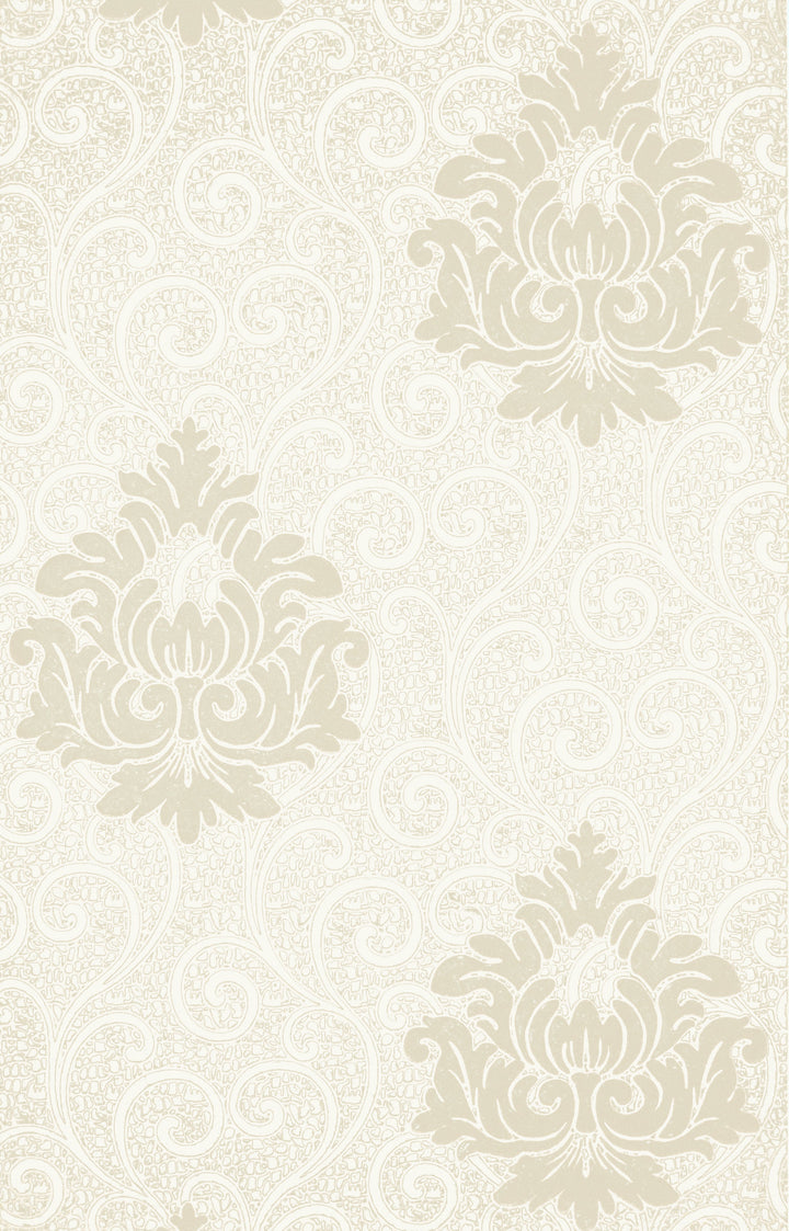 Holborn White Motif Wallpaper L110601