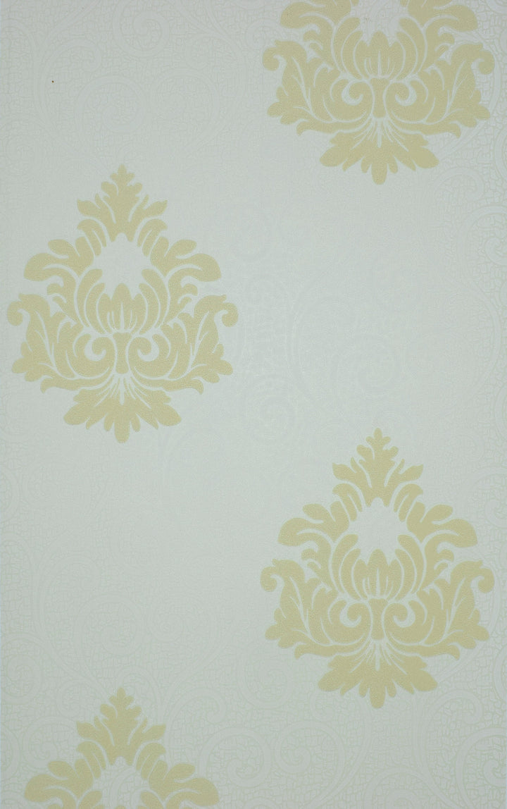 Holborn Aqua Motif Wallpaper L110603