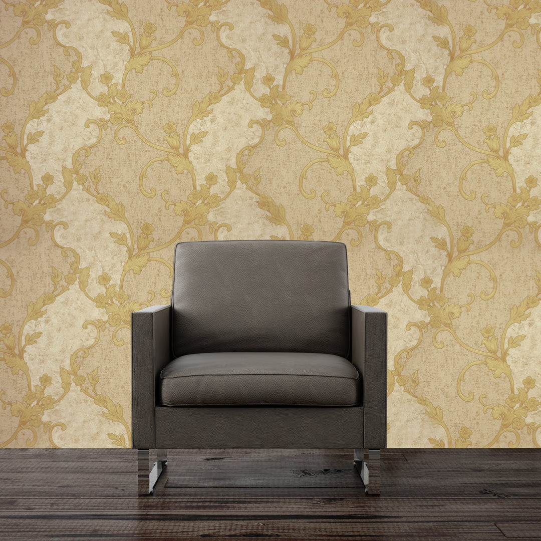 Golden Vine Wallpaper