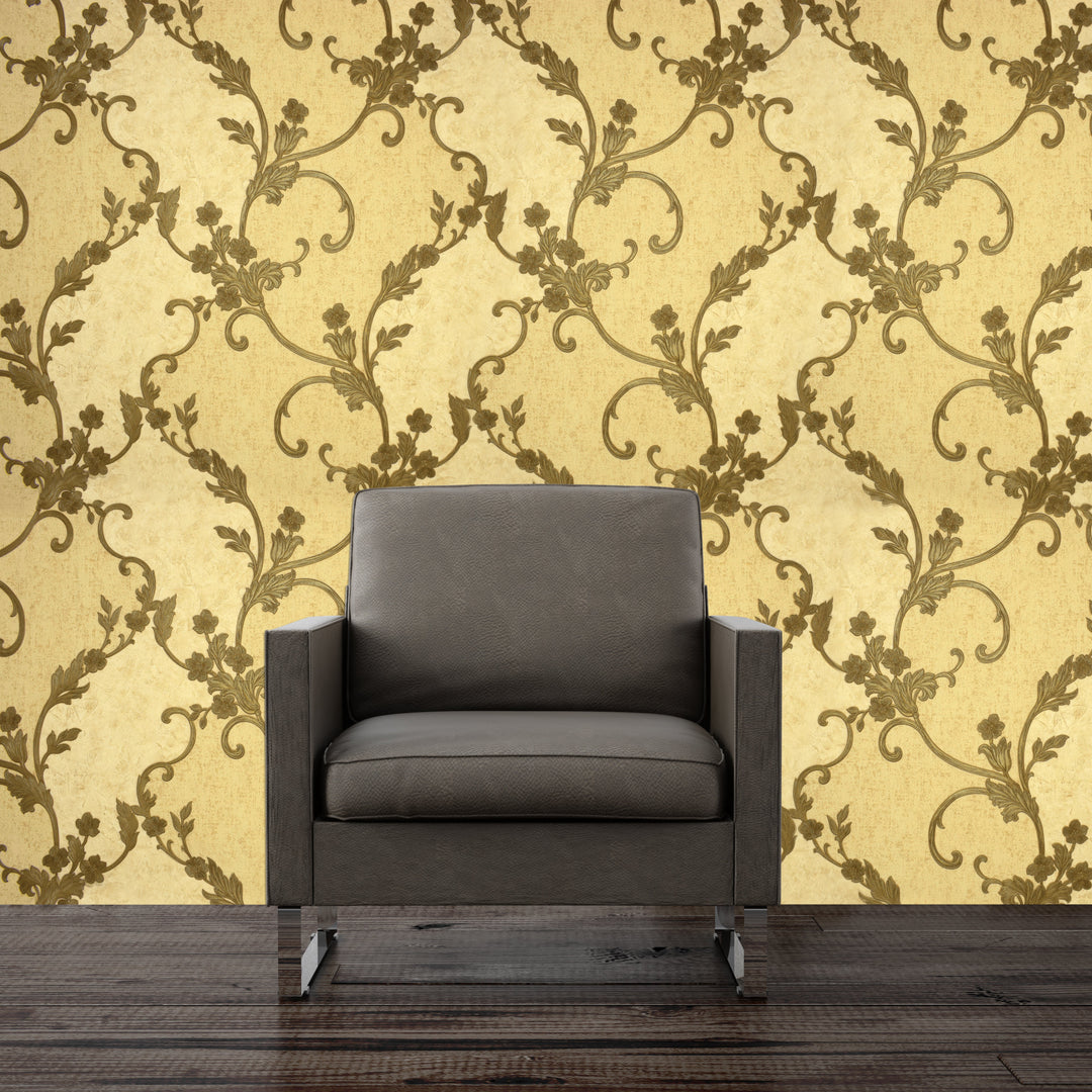 Golden Vine Wallpaper