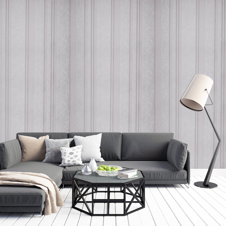 Mayfair Lavender Stripe Wallpaper 1825-36
