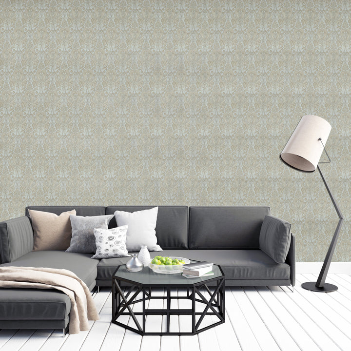 Mayfair Silver Sheen Wallpaper 1827-25