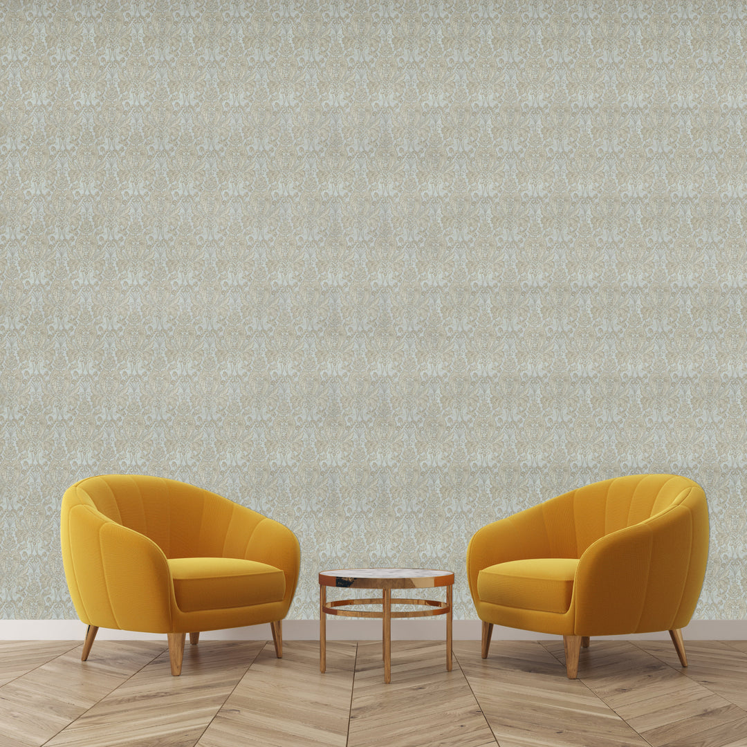 Mayfair Silver Sheen Wallpaper 1827-25