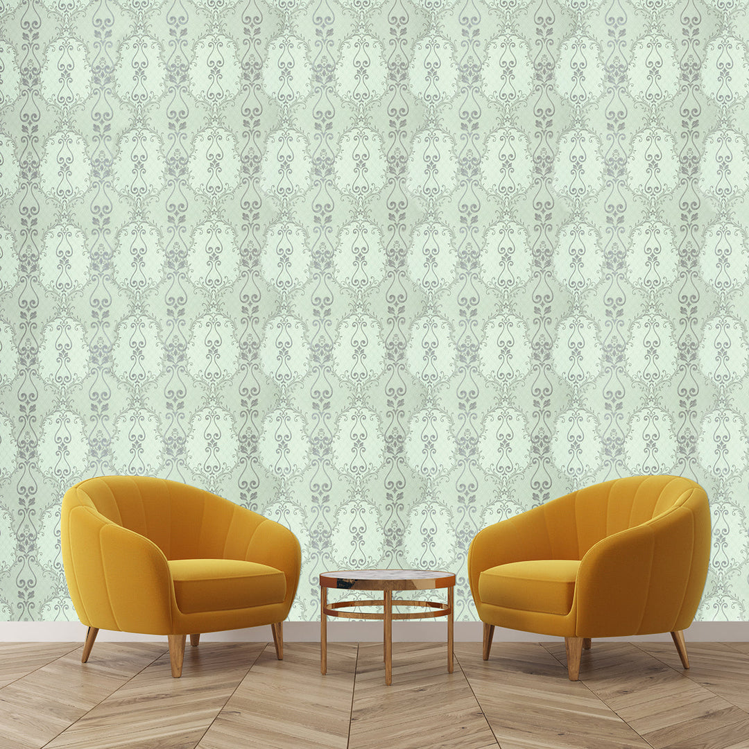 Mayfair Mint Motif Wallpaper 1841-25