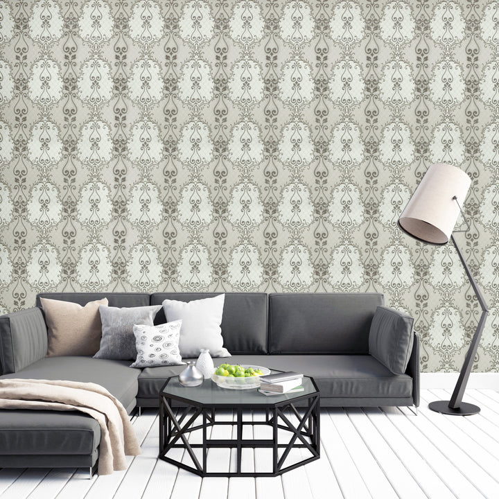 Mayfair Stone Brocade Wallpaper 1841-33