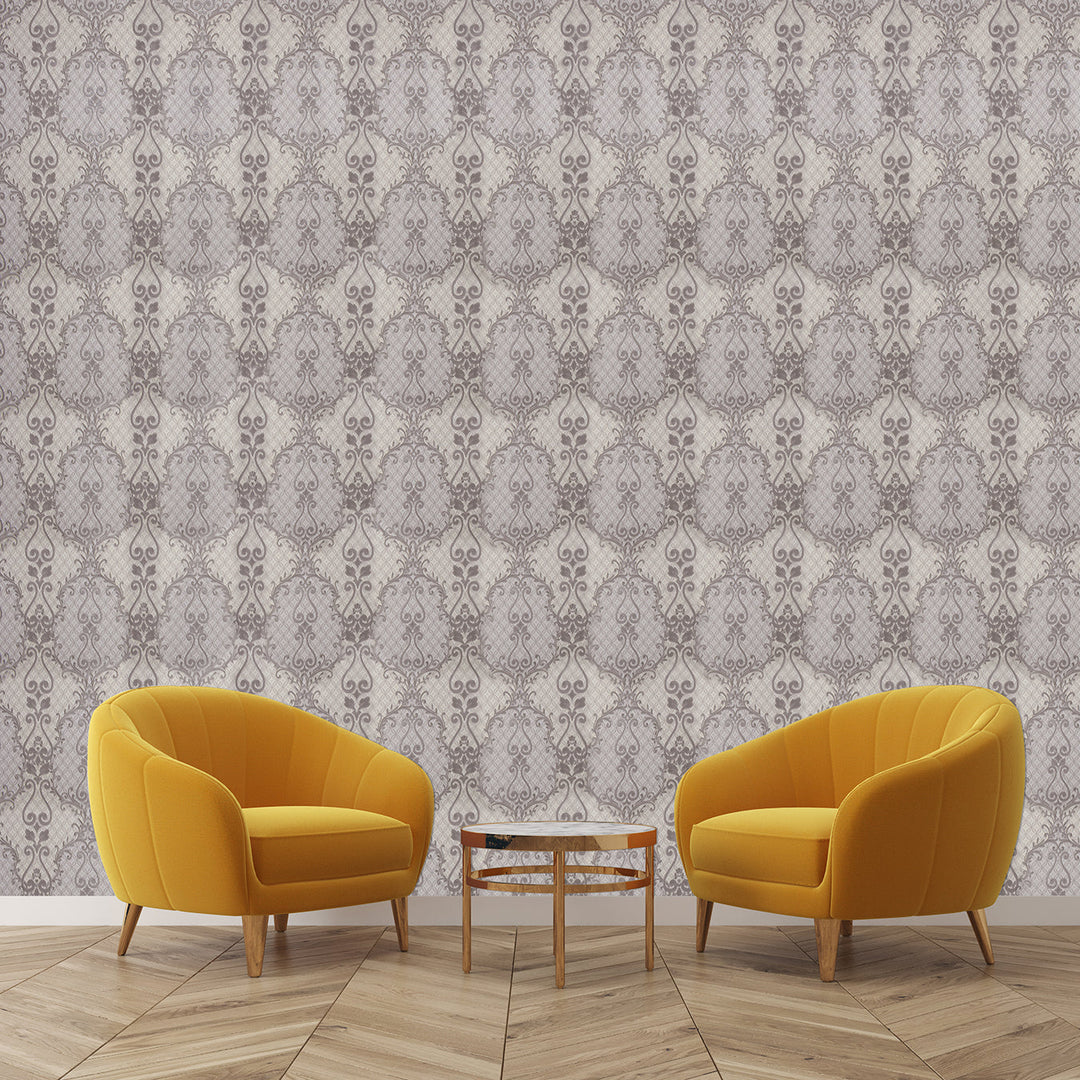 Mayfair Lilac Brocade Wallpaper 1841-36