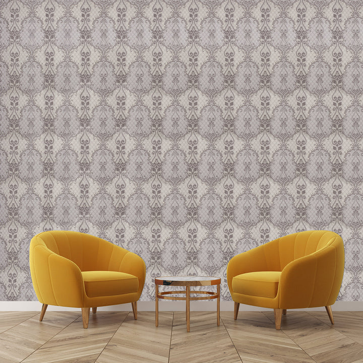 Mayfair Lilac Brocade Wallpaper 1841-36