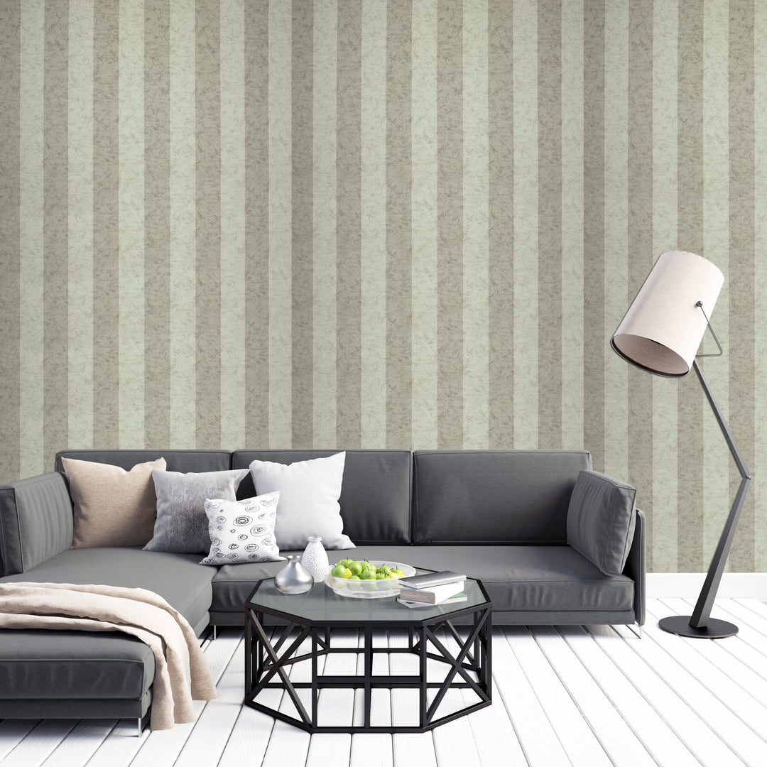 Mayfair Alabaster Stripe Wallpaper 8320-39