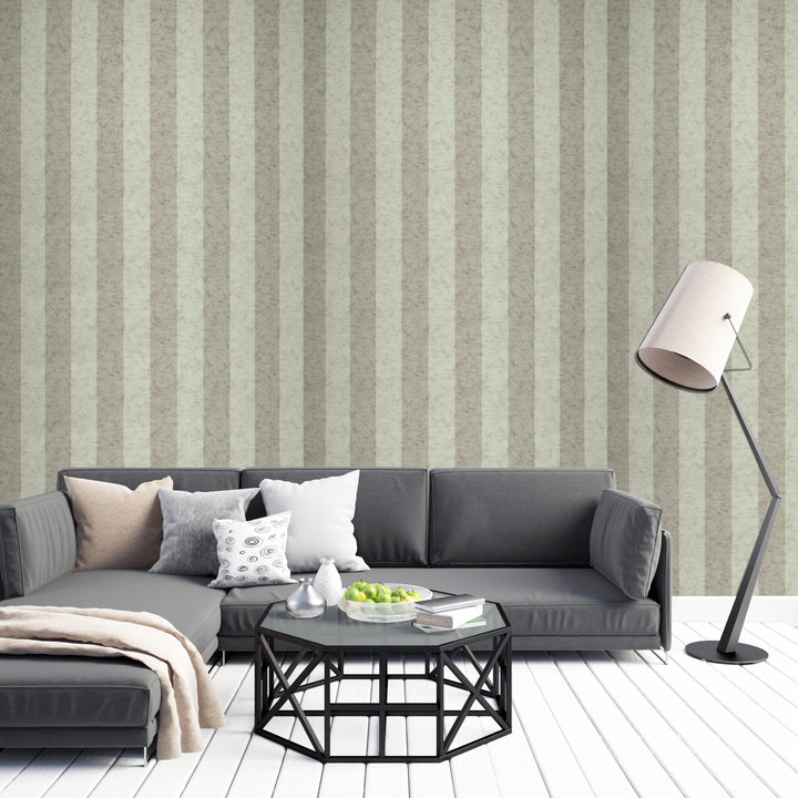 Mayfair Alabaster Stripe Wallpaper 8320-39