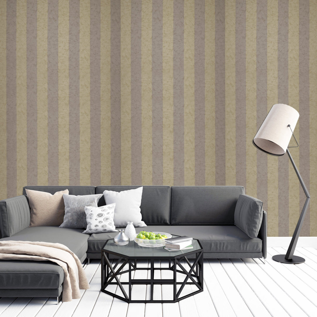 Mayfair Rosewood Stripe Wallpaper 8320-99