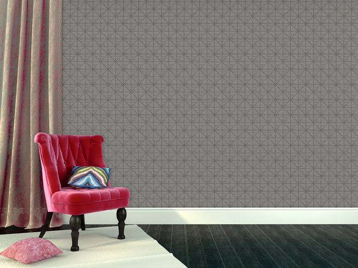 Newcastle 29 Graphite Dot Wallpaper Sk69-5443