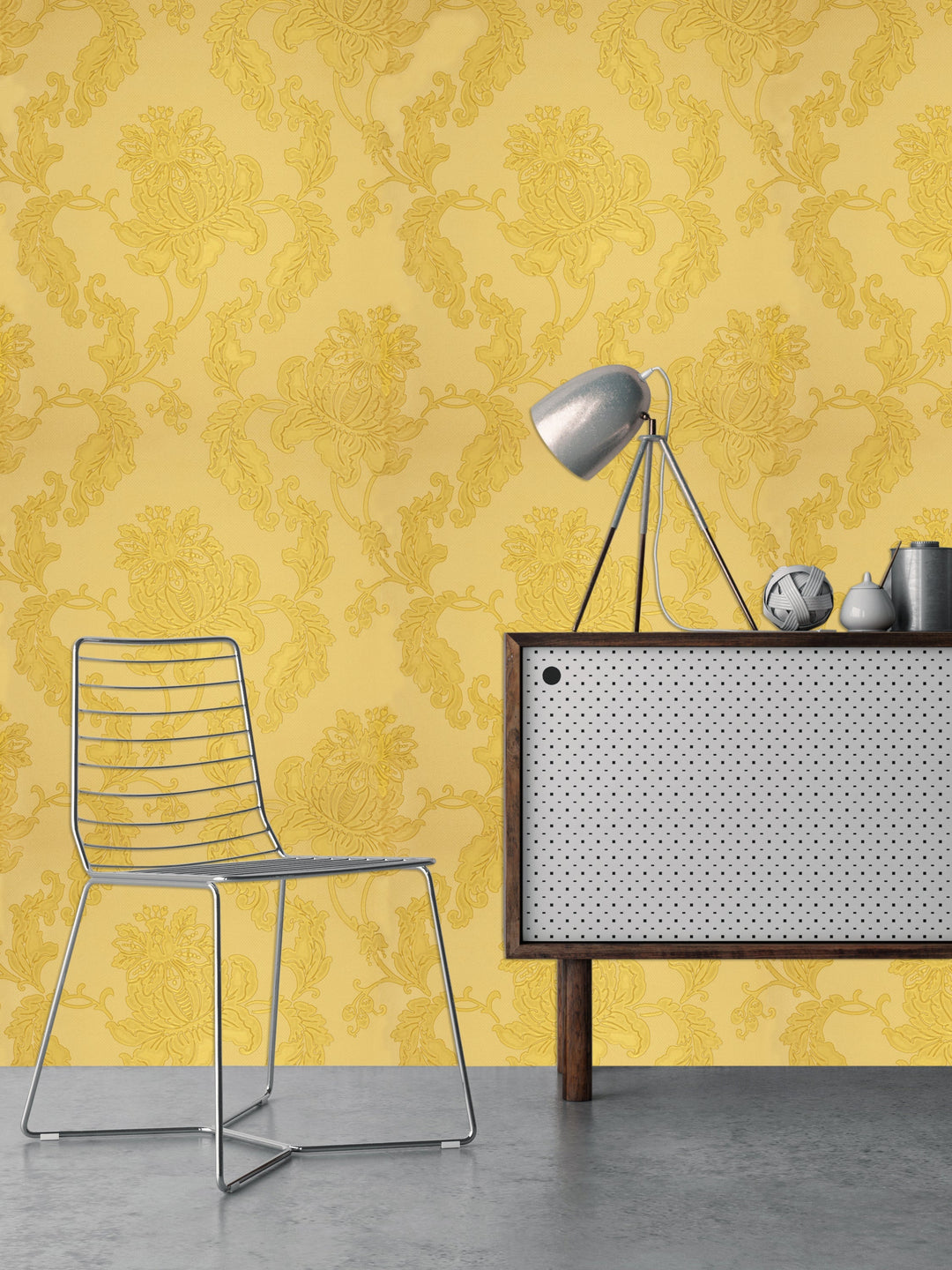 Gold Yellow Flower Wallpaper