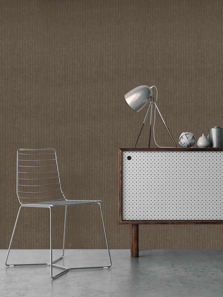 Cocoa Stripe Wallpaper