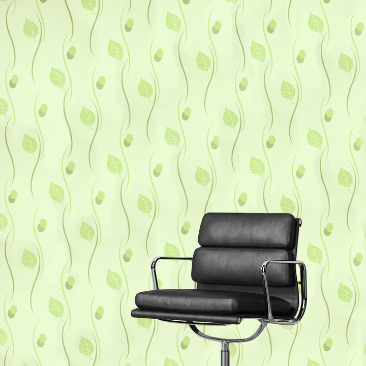 Newport A Lime Wave Wallpaper Sk2446