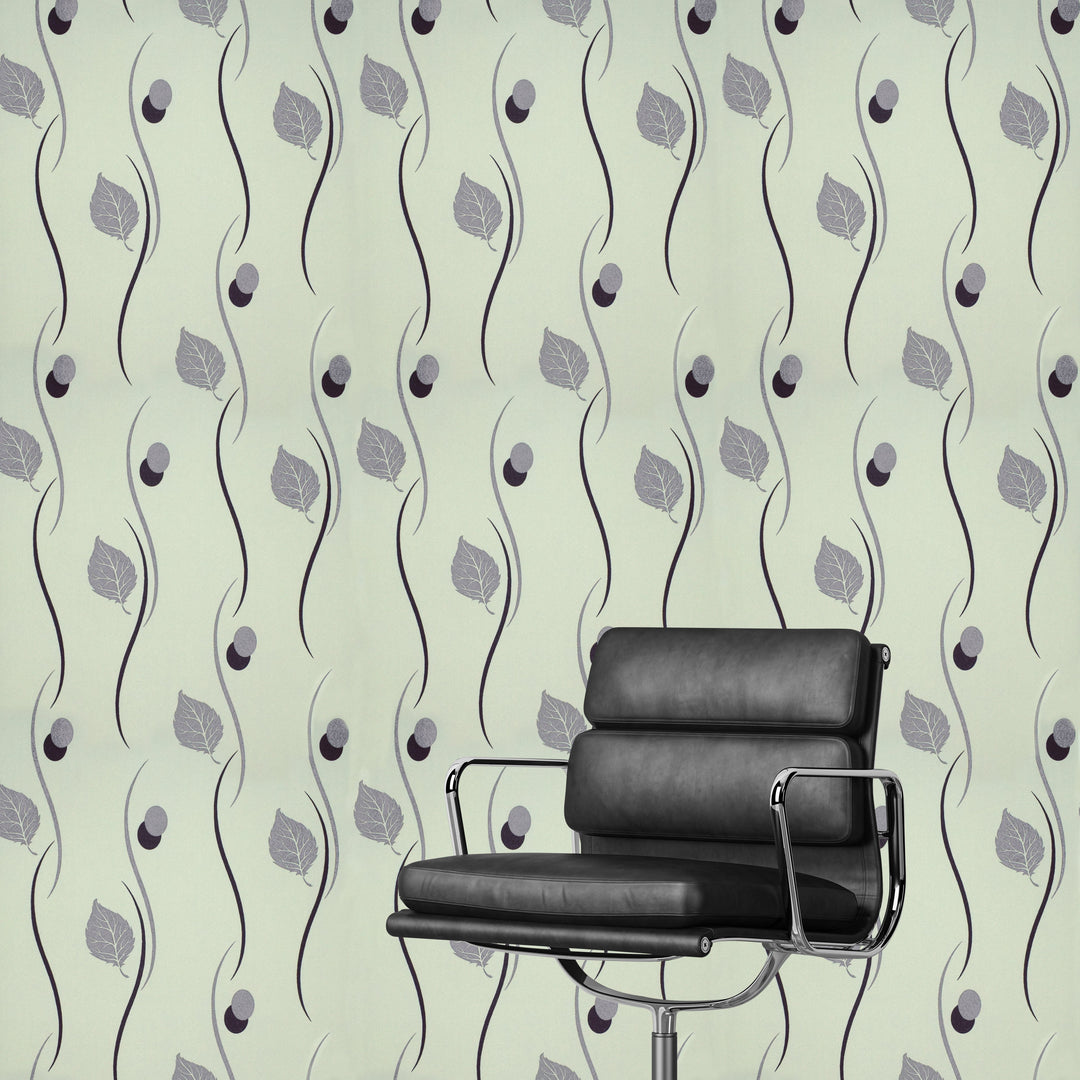 Newport A Pearl Grey Swirl Wallpaper Sk2462