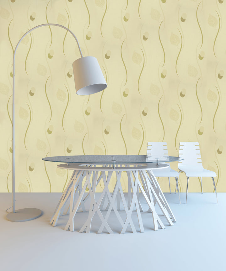 Newport A Creamy Swirl Wallpaper Sk2463