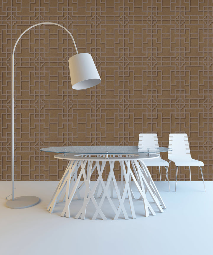 Newport A Chocolate Suede Wallpaper Sk2814