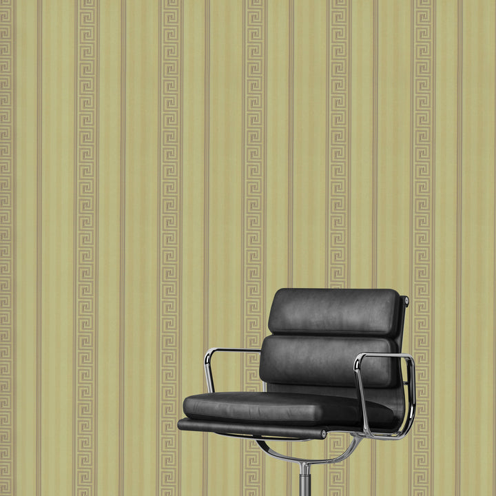 Newport A Champagne Stripe Wallpaper Sk2830