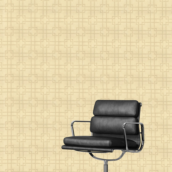 Newport A Woven Gold Wallpaper Sk2840