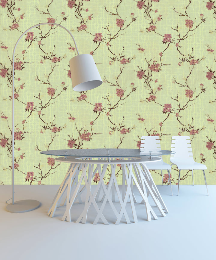 Newport A Cherry Blossom Branches Wallpaper Sk2848
