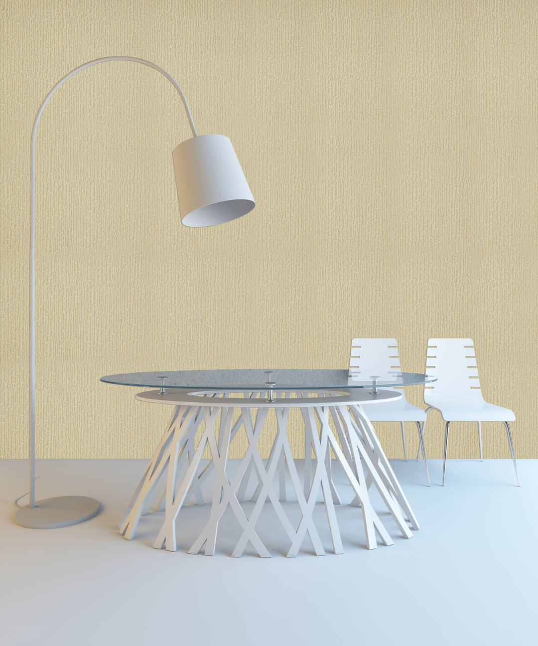 Newport A Almond Cream Matte Wallpaper Sk4149