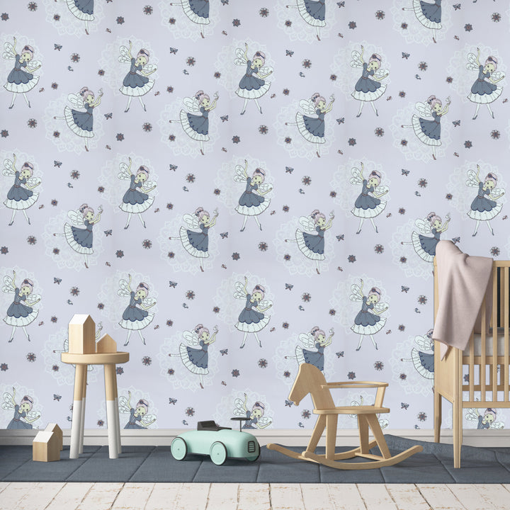 Newport B Violet Rockets Wallpaper Sk0023