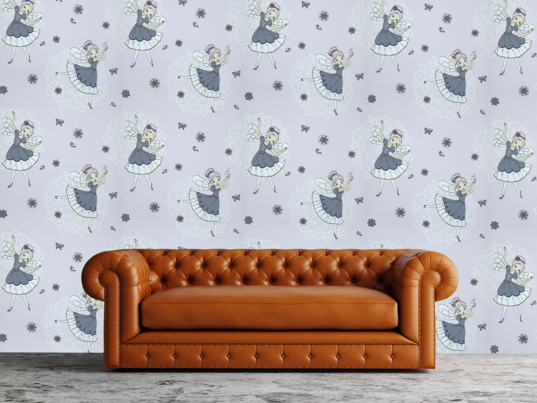 Newport B Violet Rockets Wallpaper Sk0023