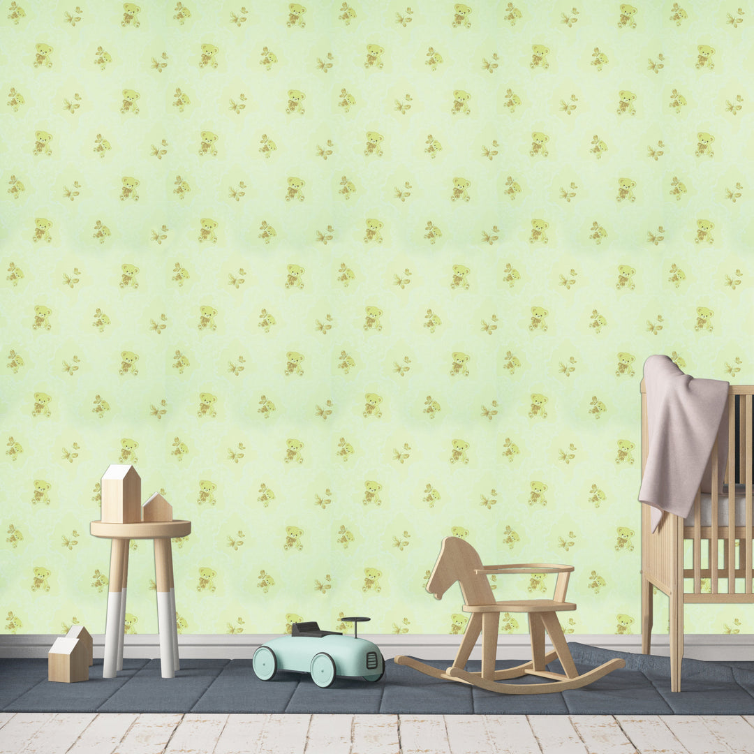 Newport B Lime Star Wallpaper Sk6819