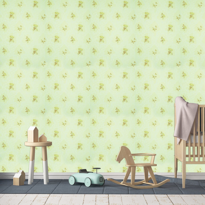 Newport B Lime Star Wallpaper Sk6819