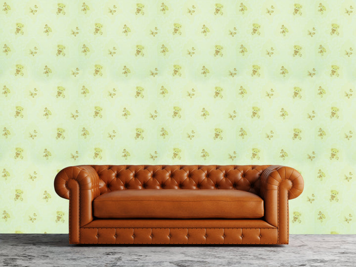 Newport B Lime Star Wallpaper Sk6819