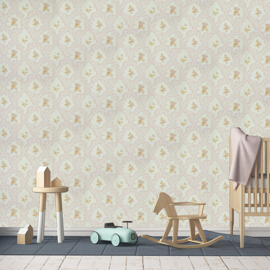 Newport B Blush Embossed Wallpaper Sk6822