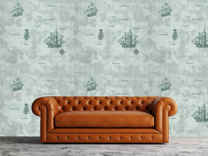 Newport B Seafoam Texture Wallpaper Sk6827