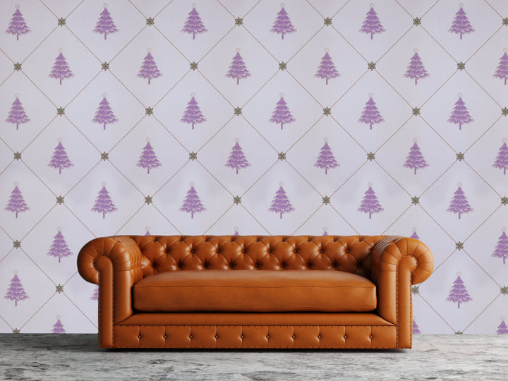 Newport B Lavender Rockets Wallpaper Sk6830