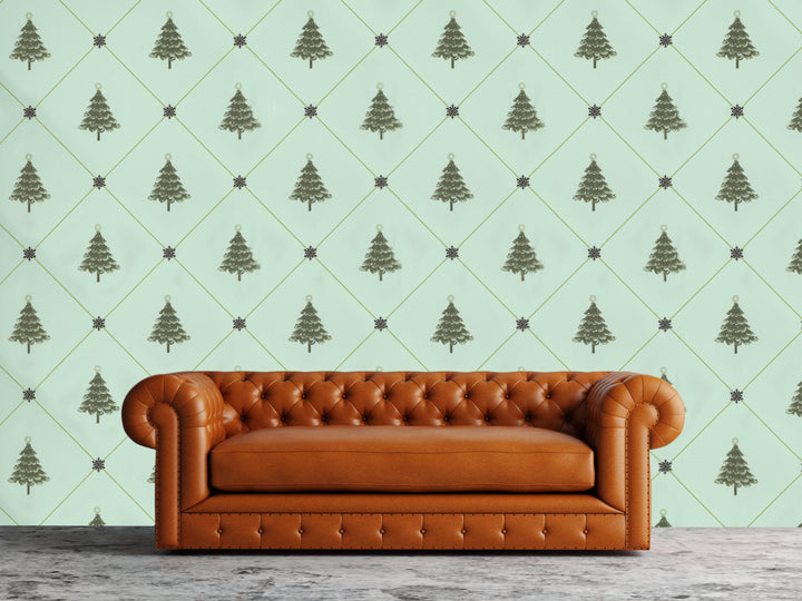 Newport B Pine Rockets Wallpaper Sk6839