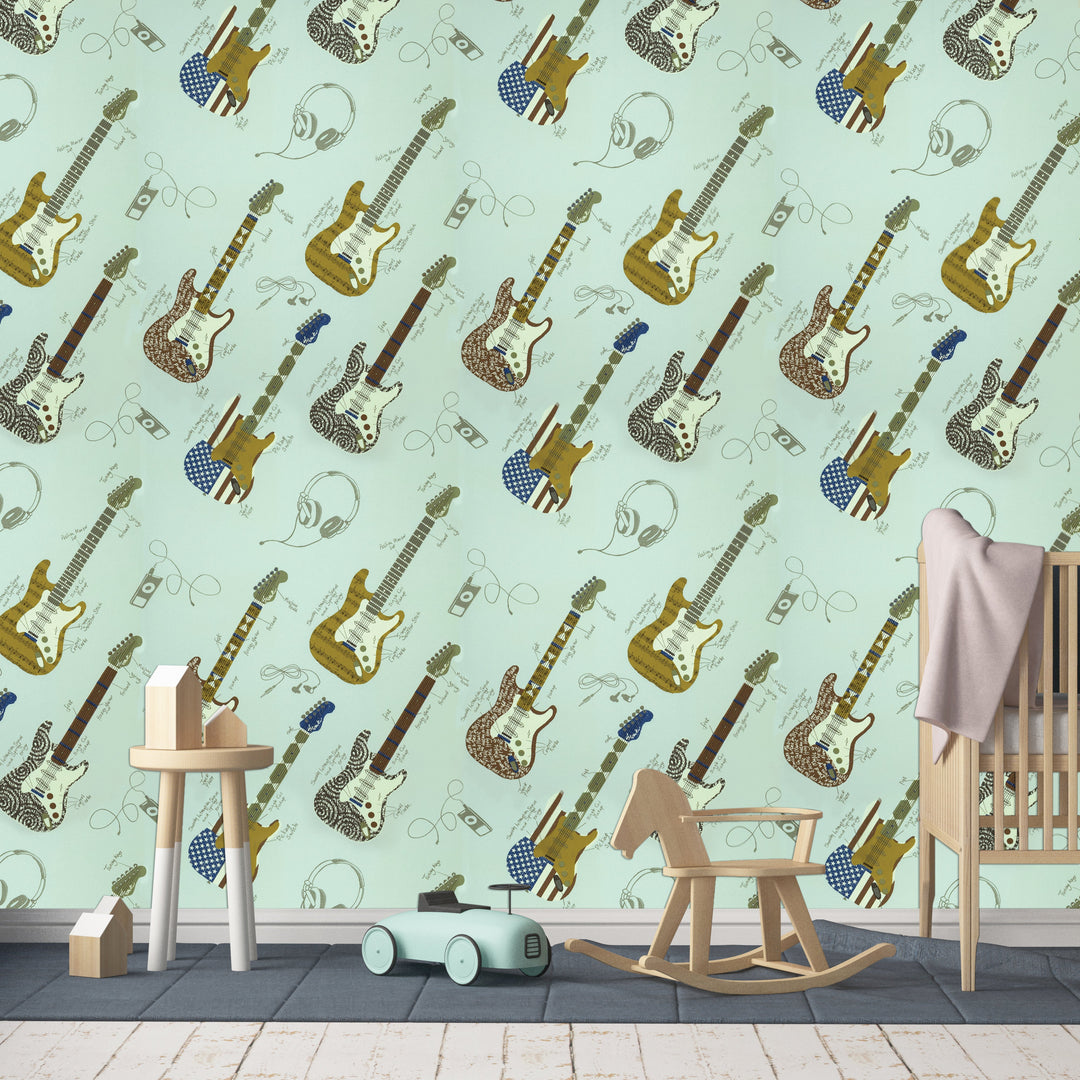 Newport B Mint Guitars Wallpaper Sk8320