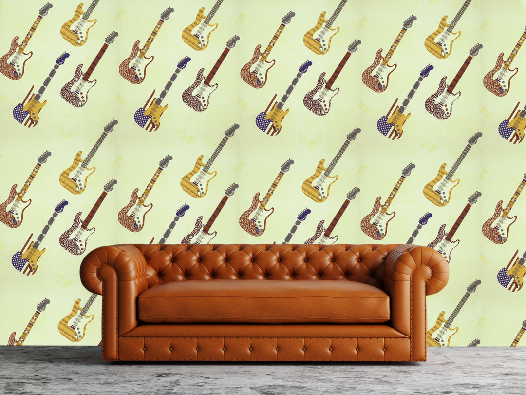 Newport B Pale Guitars Wallpaper Sk8327