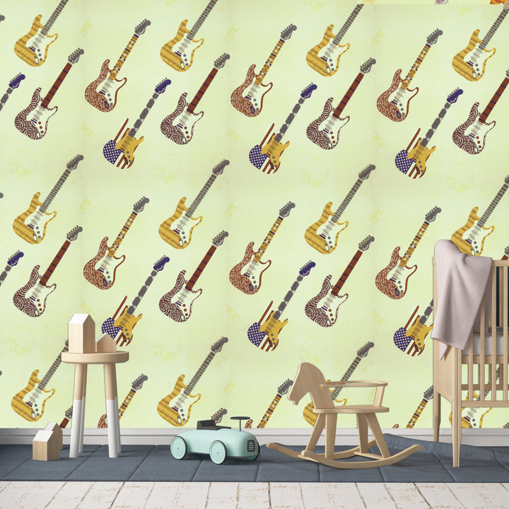 Newport B Pale Guitars Wallpaper Sk8327