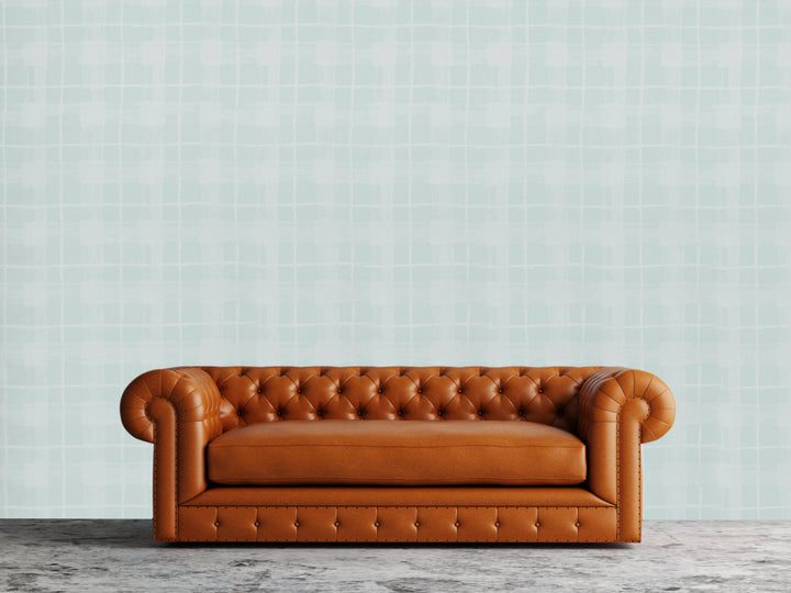 Newport B Frosted Grid Wallpaper Sk8397
