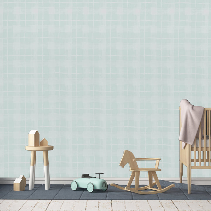 Newport B Frosted Grid Wallpaper Sk8397