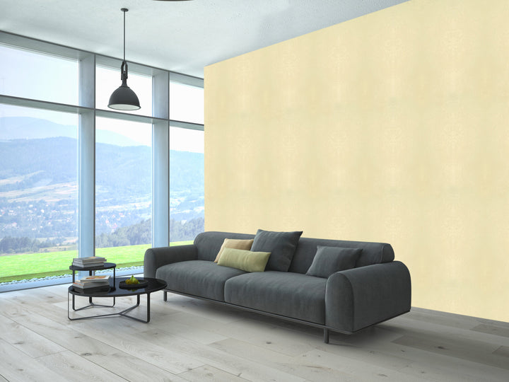 Norwich Cream Satin Wallpaper 972013